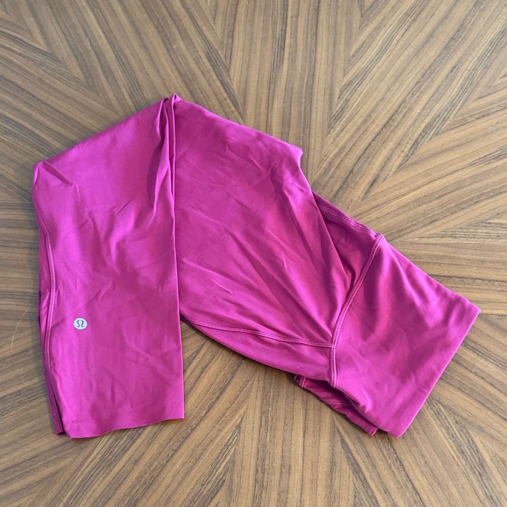 Pink Lululemon Cropped Leggings